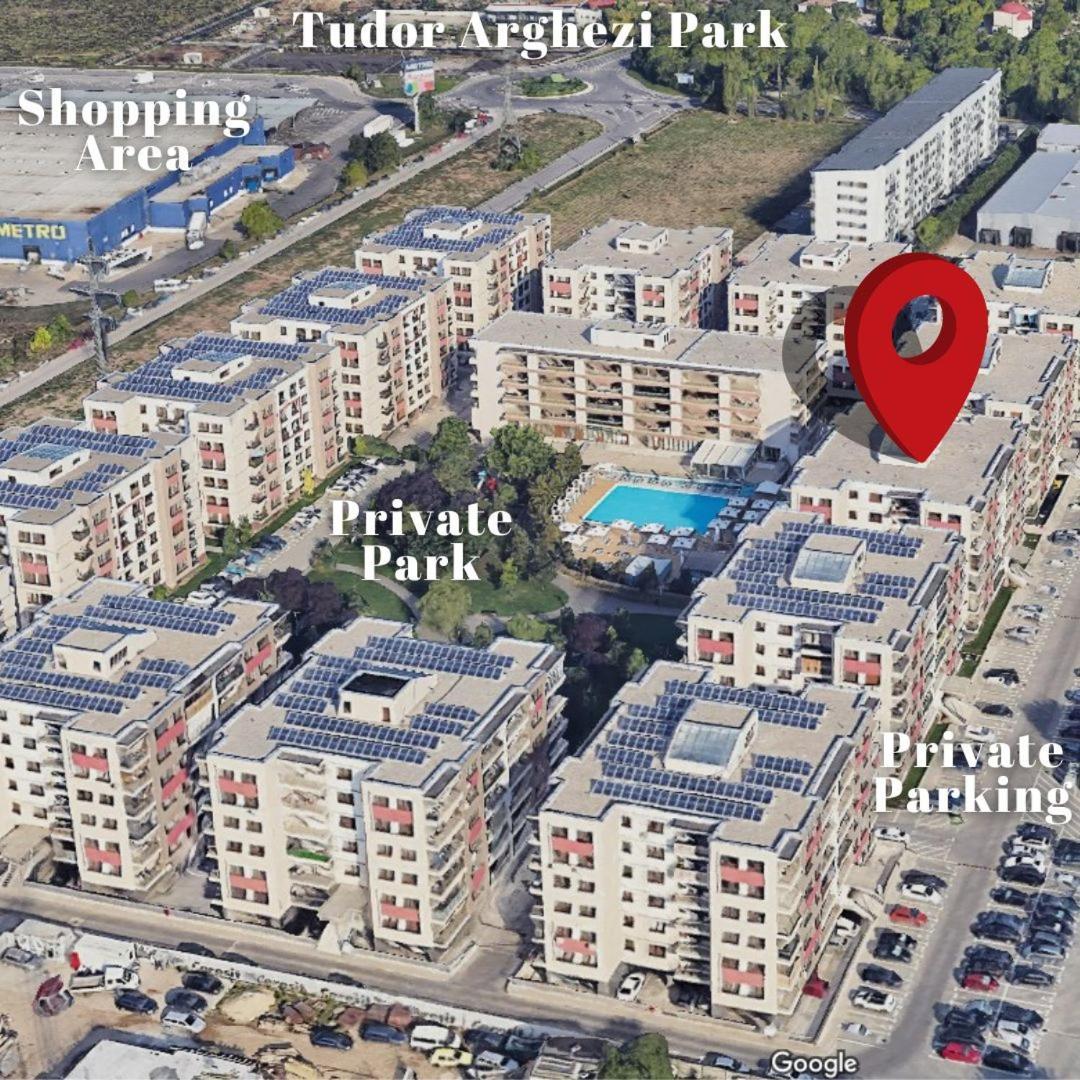Apartment Solar D3, Private Parking, One Bedroom Bucareste Exterior foto